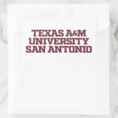 Texas A&M University - San Antonio Rechthoekige Sticker (Tas)