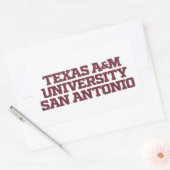 Texas A&M University - San Antonio Rechthoekige Sticker (Envelop)