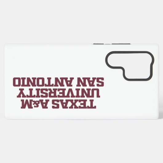 Texas A&M University - San Antonio Samsung Galaxy Hoesje (Achterkant horizontaal)