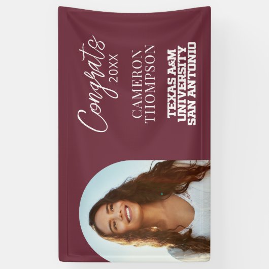 Texas A&M University - San Antonio Spandoek (Verticaal)