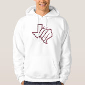 Texas A&M University - San Antonio | Staat Logo 2 Hoodie (Voorkant)