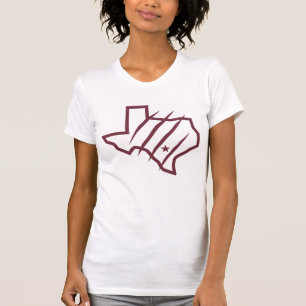 Texas A&M University - San Antonio Staat Logo 2 T-shirt