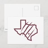 Texas A&M University - San Antonio | Staat Logo Briefkaart (Voorkant / Achterkant)