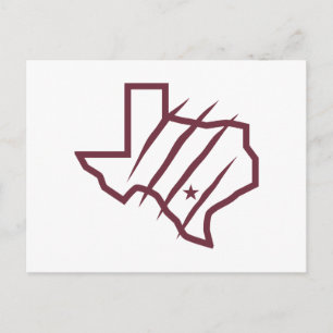 Texas A&M University - San Antonio Staat Logo Briefkaart
