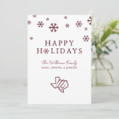 Texas A&M University - San Antonio | Staat Logo Feestdagenkaart (Staand voorkant)