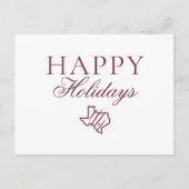 Texas A&M University - San Antonio | Staat Logo Feestdagenkaart (Voorkant)