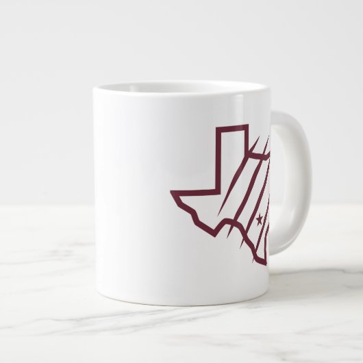 Texas A&M University - San Antonio | Staat Logo Grote Koffiekop (Voorkant rechts)