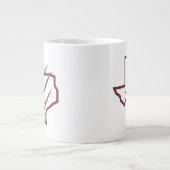 Texas A&M University - San Antonio | Staat Logo Grote Koffiekop (Voorkant)