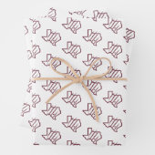 Texas A&M University - San Antonio | Staat Logo Inpakpapier Vel (In situ)