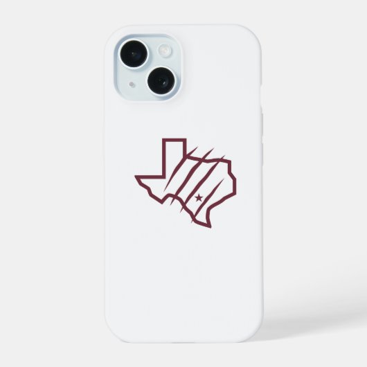 Texas A&M University - San Antonio | Staat Logo iPhone 15 Case (Achterkant)