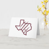Texas A&M University - San Antonio | Staat Logo Kaart (Gele Bloem)