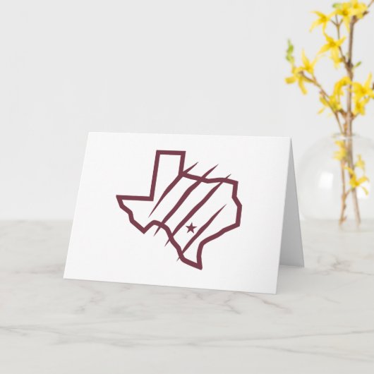 Texas A&M University - San Antonio | Staat Logo Kaart (Gele Bloem)