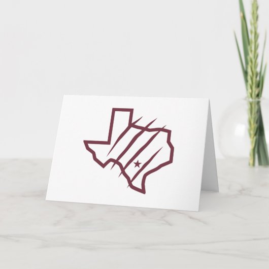 Texas A&M University - San Antonio | Staat Logo Kaart (Voorkant)