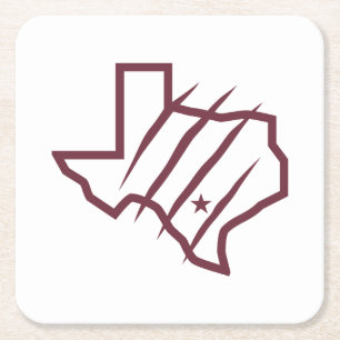 Texas A&M University - San Antonio   Staat Logo Kartonnen Onderzetters