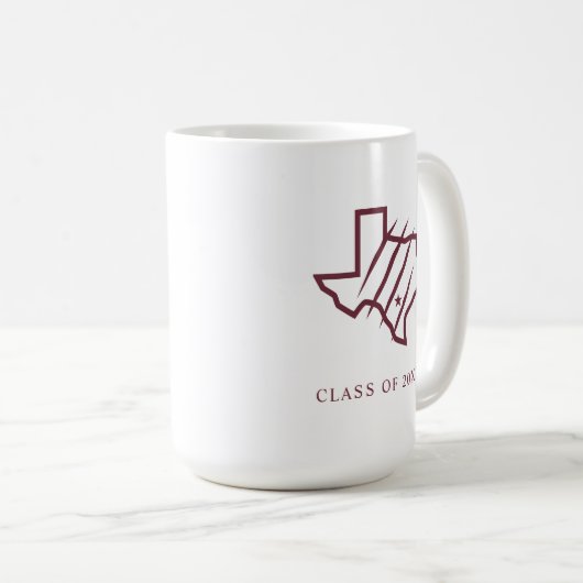 Texas A&M University - San Antonio | Staat Logo Koffiemok (Voorkant rechts)