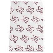 Texas A&M University - San Antonio | Staat Logo Medium Cadeauzakje (Achterkant)