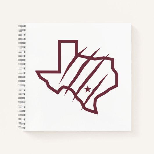 Texas A&M University - San Antonio | Staat Logo Notitieboek (Voorkant)
