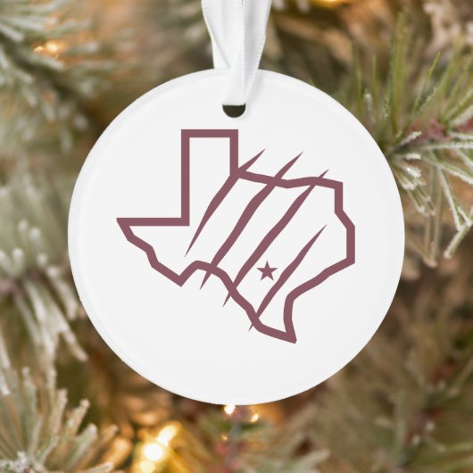 Texas A&M University - San Antonio | Staat Logo Ornament (Boom)