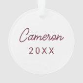 Texas A&M University - San Antonio | Staat Logo Ornament (achterkant)