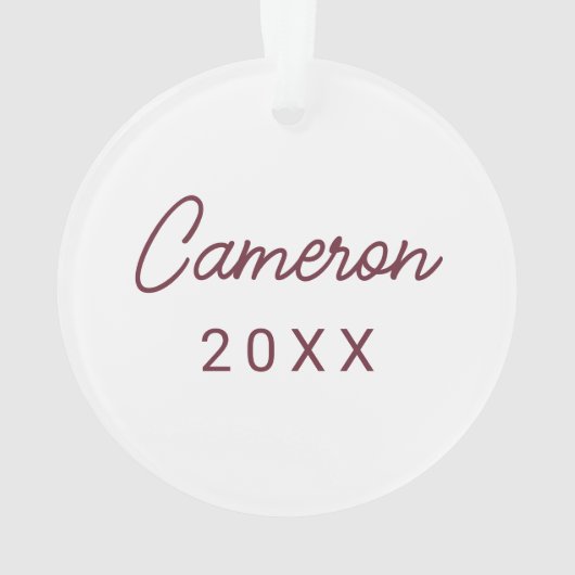 Texas A&M University - San Antonio | Staat Logo Ornament (achterkant)