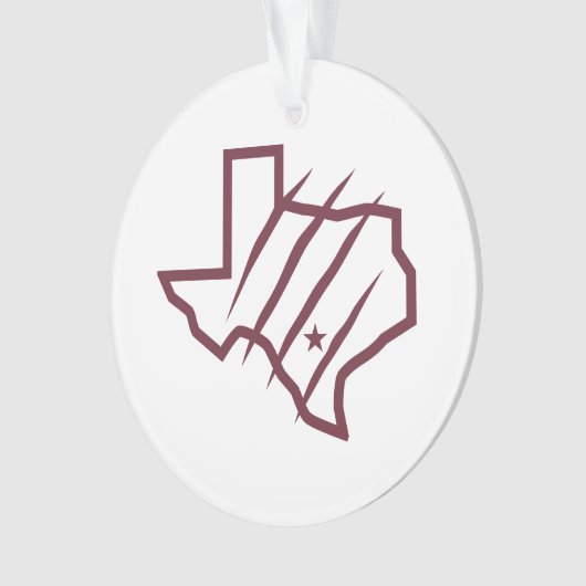 Texas A&M University - San Antonio | Staat Logo Ornament (voorkant)