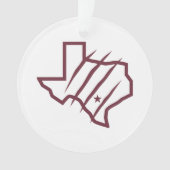 Texas A&M University - San Antonio | Staat Logo Ornament (voorkant)