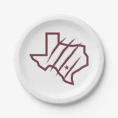 Texas A&M University - San Antonio | Staat Logo Papieren Bordje (Voorkant)