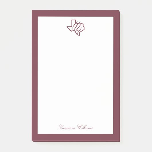Texas A&M University - San Antonio | Staat Logo Post-it® Notes (Voorkant)