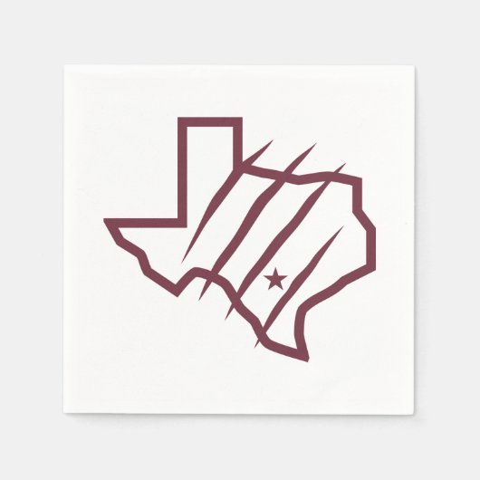 Texas A&M University - San Antonio | Staat Logo Servet (Voorkant)