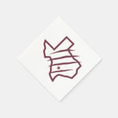 Texas A&M University - San Antonio | Staat Logo Servet (Hoek)