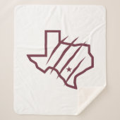 Texas A&M University - San Antonio | Staat Logo Sherpa Deken (Voorkant)