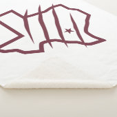Texas A&M University - San Antonio | Staat Logo Sherpa Deken (3/4)