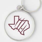 Texas A&M University - San Antonio | Staat Logo Sleutelhanger (Voorkant)
