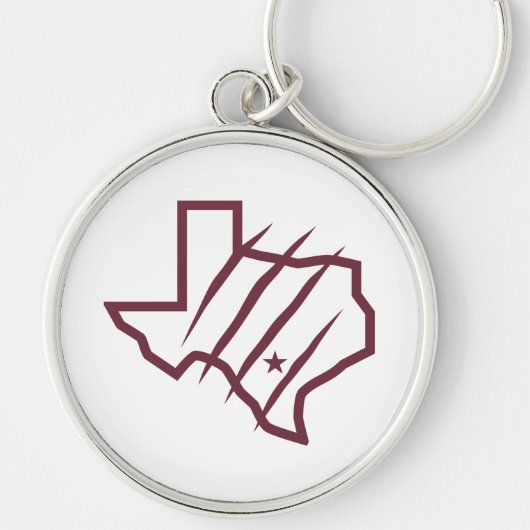 Texas A&M University - San Antonio | Staat Logo Sleutelhanger (Voorkant)