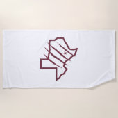 Texas A&M University - San Antonio | Staat Logo Strandlaken (Voorkant)