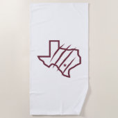 Texas A&M University - San Antonio | Staat Logo Strandlaken (Voorkant)