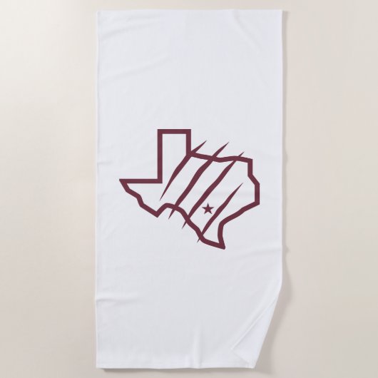 Texas A&M University - San Antonio | Staat Logo Strandlaken (Voorkant)