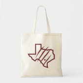 Texas A&M University - San Antonio | Staat Logo Tote Bag (Voorkant)