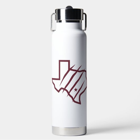 Texas A&M University - San Antonio | Staat Logo Waterfles (Voorkant)