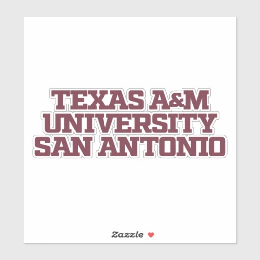 Texas A&M University - San Antonio Sticker (Vel)