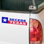 Texas afscheiding bumpersticker (Op Truck)