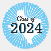 Texas Afstuderen Class Sticker (Voorkant)