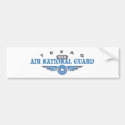 Texas Air National Guard Bumpersticker (Voorkant)