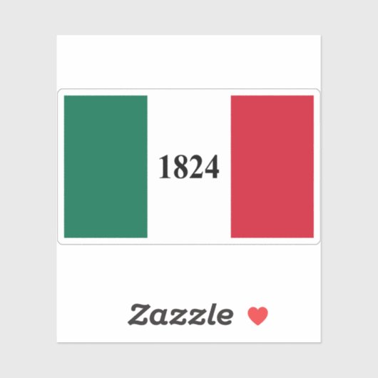 Texas Alamo Flag Sticker (Vel)