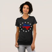 Texas All Red White en Blue T-shirt (Voorkant volledig)