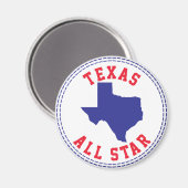 Texas All Star Magneet (Voorkant / Achterkant)