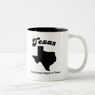 Texas - Alles is groter Tweekleurige Koffiemok