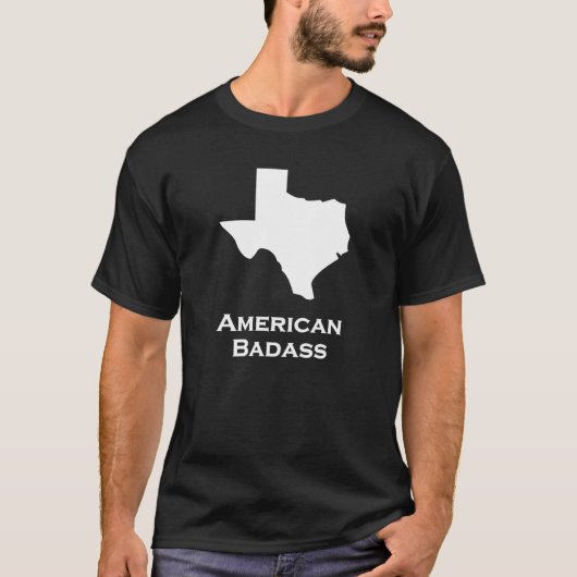 Texas American Badass T-shirt (Voorkant)