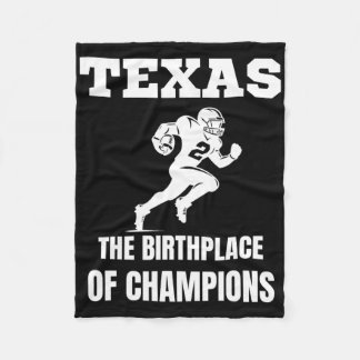 Texas Amerikaans Football Champion Legends Spelers Fleece Deken