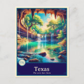 Texas | Anime Style Cel Shaded Briefkaart (Voorkant)